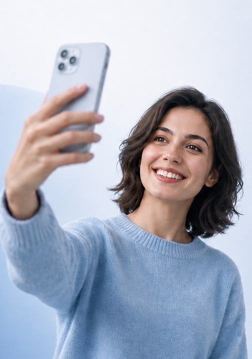 Selfie cu telefonul